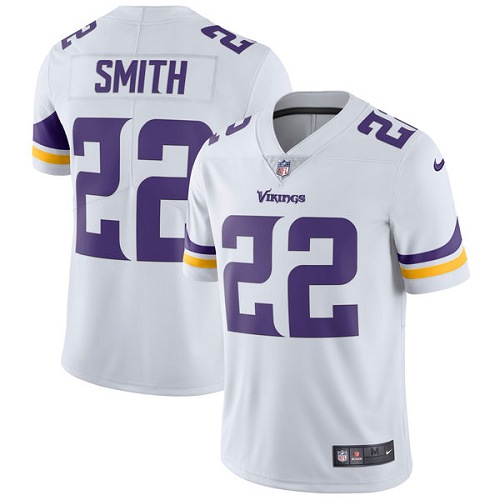 Minnesota Vikings 22 Limited Harrison Smith White Nike NFL Road Men Jersey Vapor Untouchable